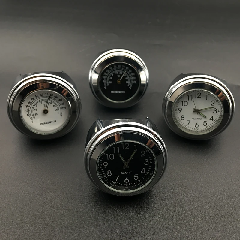 Водонепроницаемые часы для мотоцикла украшение руля с креплением на циферблате