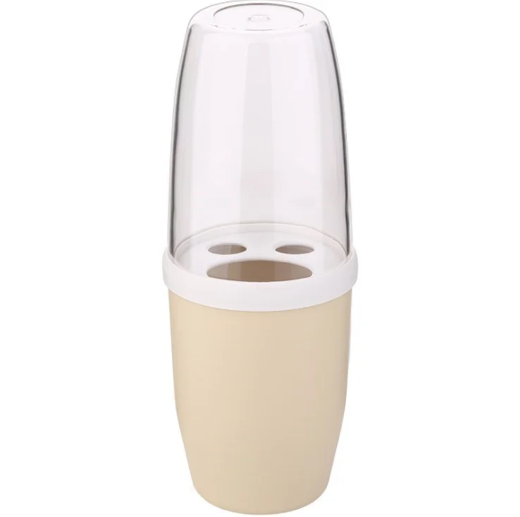 

Toothpaste Toothbrush Holder Bathroom Accessories Portable Travel Cover Cup Bathroom Organizer Simple Couple Suit Wholesale