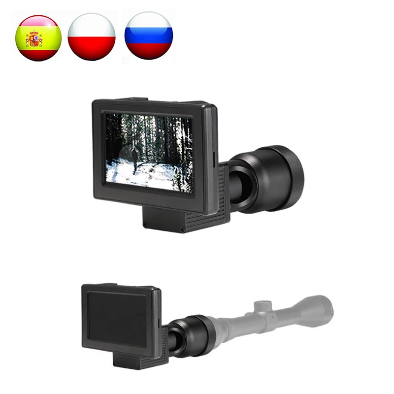 WGX4 инфракрасный прицел ночного видения видеокамеры 6X зум ИК 1080P охотничий