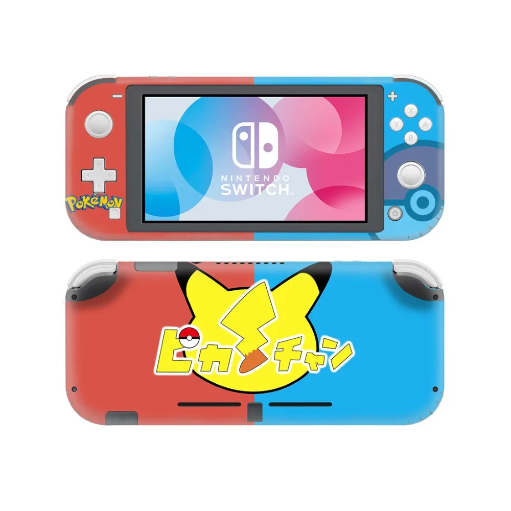 Покемон го Пикачу наклейка на кожу для nintendo Switch Lite консоль и контроллер протектор Joy-con переключатель Lite наклейка на кожу
