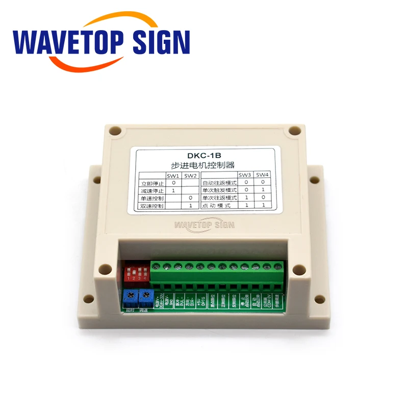 WaveTopSign Промышленный Тип DKC-1B контроллер шагового двигателя одноосный импульсный генератор Серводвигатель PLC регулирование скорости