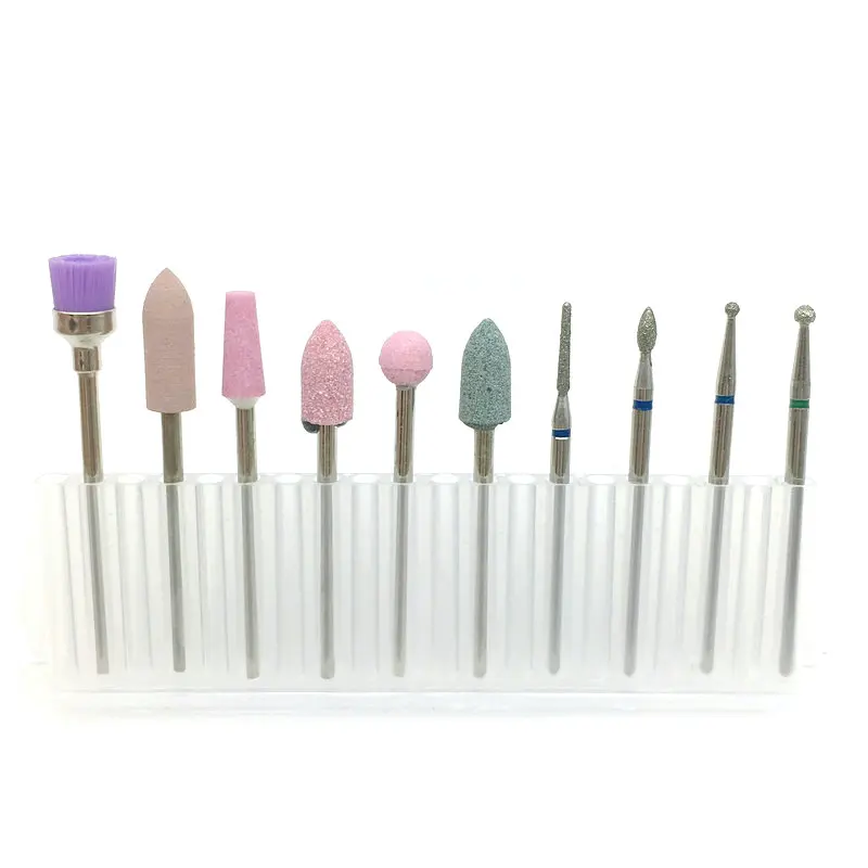 1 набор сверл для ногтей пилка электрические роторные заусенцы полировка