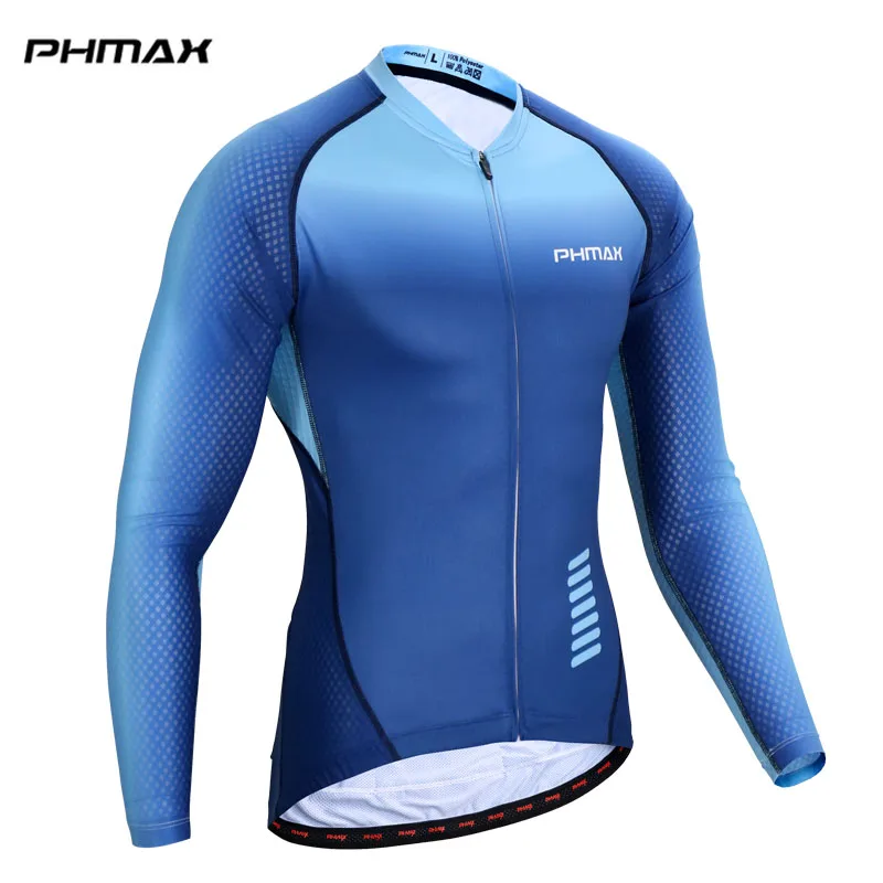 Мужская Профессиональная веломайка PHMAX с длинным рукавом одежда для езды на