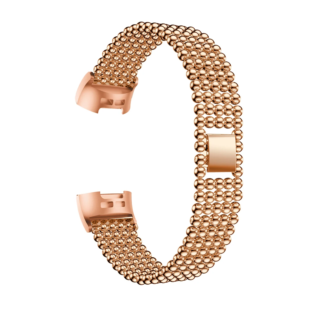 

New fashion Matal Bands for Fitbit Charge 3 / 4 Metal Wristbands Stainless Steel Sport Watch Band Replacement Metal Bracelet