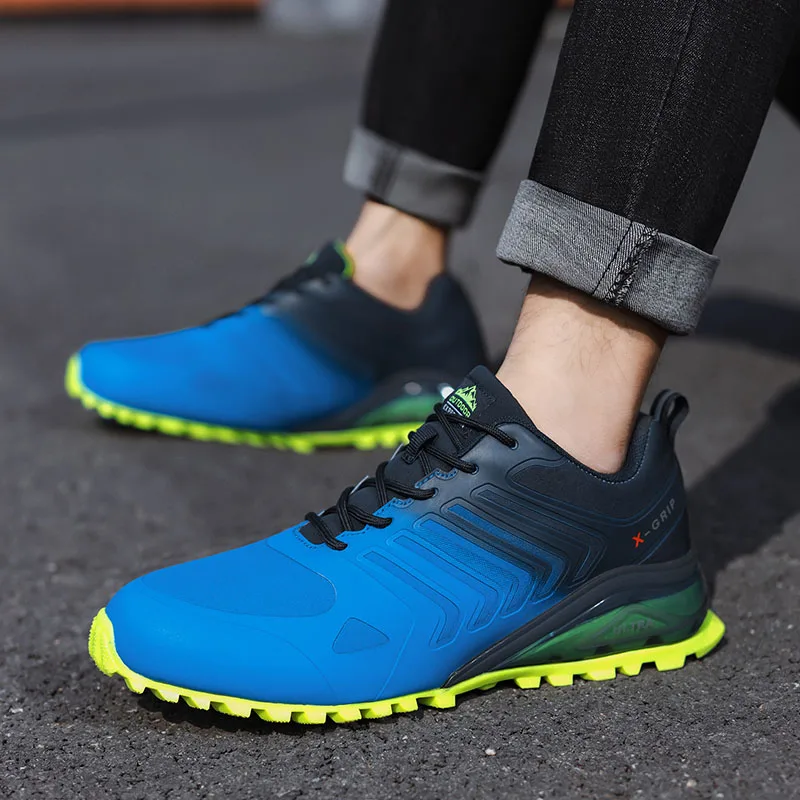 

40-50 Large size men's running shoes classic camouflage off-road hiking shoes women's waterproof hiking shoes black sports shoes