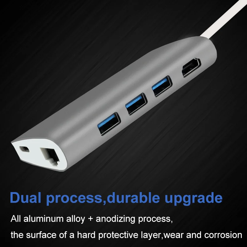 USB C концентратор до 3 0 HDMI портом Thunderbolt адаптер для MacBook Samsung Galaxy S9 Huawei P20 Mate 20 Pro