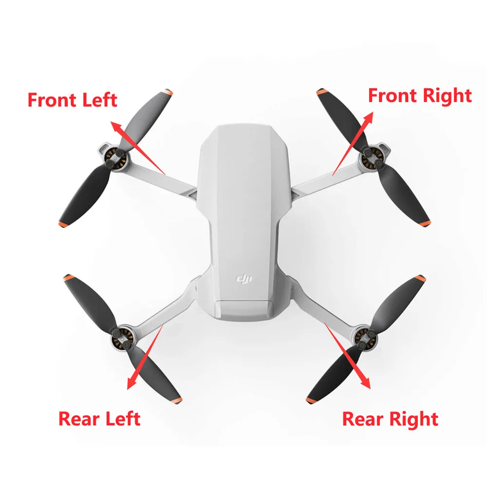 Подлинные рычаги двигателя для DJI Mini 2 левый/правый передний/задний рычаг