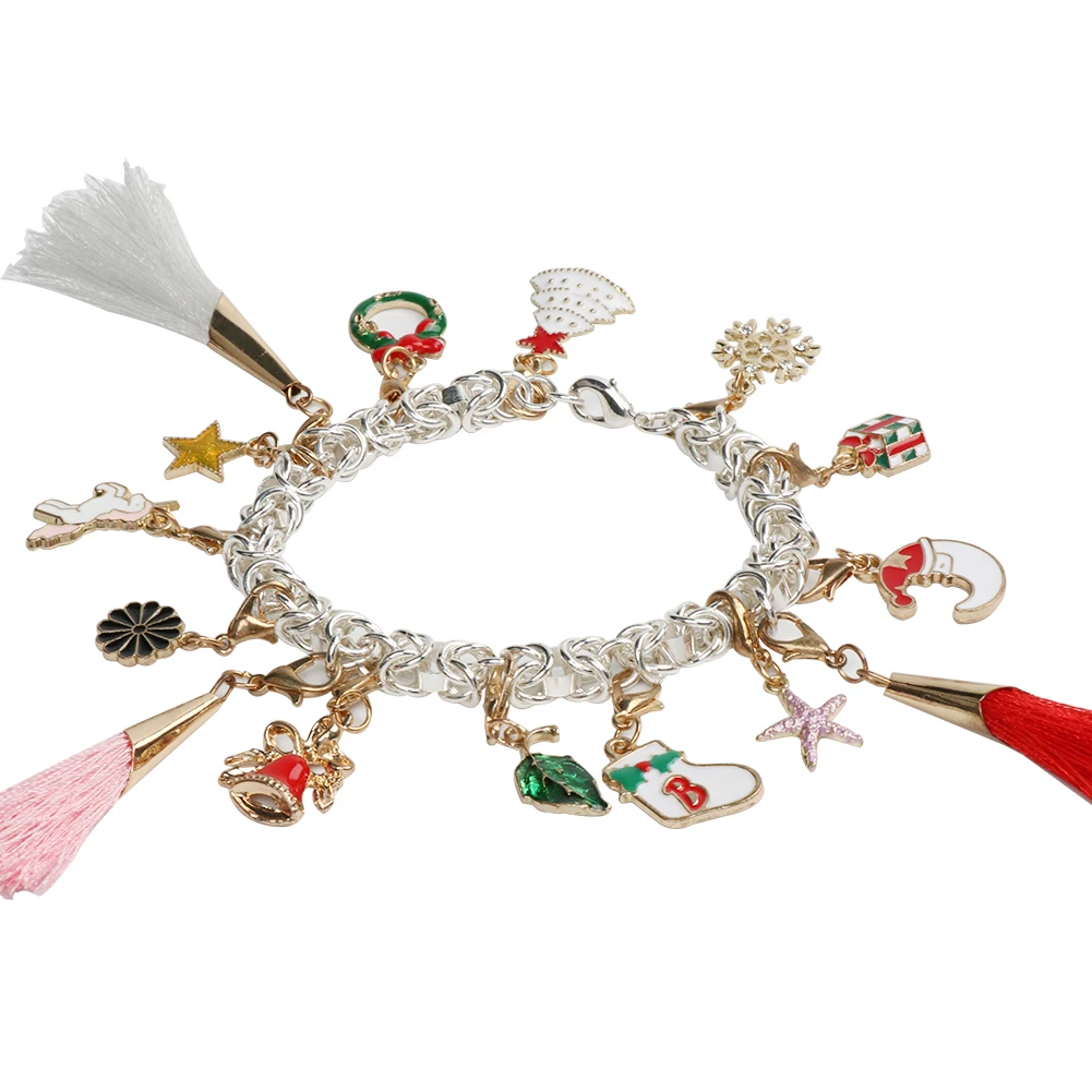 OHEART снеговик Рождественский календарь обратного отсчета женские девичьи