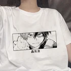 Женская футболка с коротким рукавом, с рисунком героев аниме, моя геройская академия, шото Тодороки, крутой Топ Bakugo Katsuki, Харадзюку