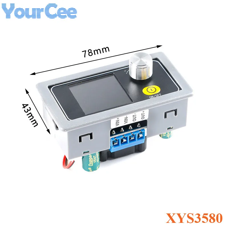 

XYS3580 DC DC Buck Boost Converter CC CV 0.6-36V 5A Power Module Adjustable Regulated laboratory power supply variable