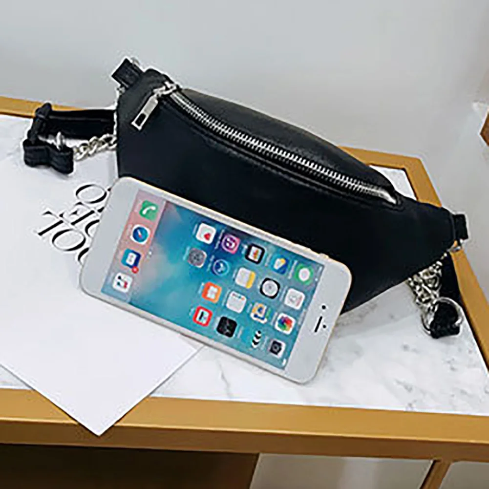 

Waist Bag Female Belt Chic Lady Solid Color Crossbody Shoulder Bag Waterproof Waist Chest Fanny Pack Sport Pouch