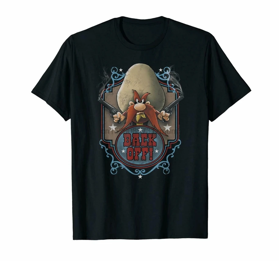 Looney ttes Yosemite Sam черная футболка с комедией S-6Xl Забавный дизайн |