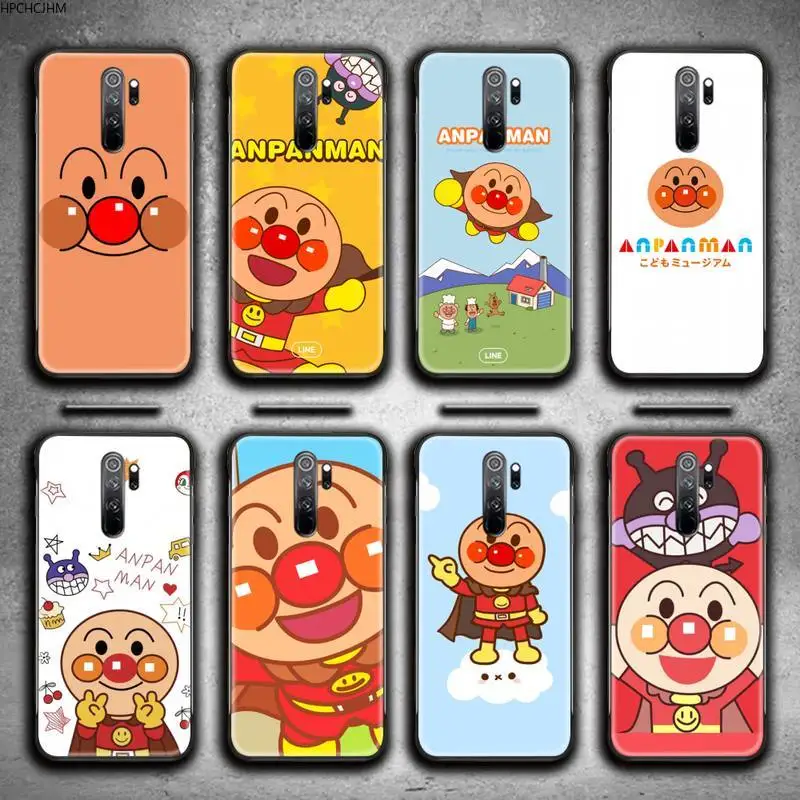 Cartoon cute Anpanman Phone Case for Redmi 9A 8A 7 6 6A Note 9 8 8T Pro Max Redmi 9 K20 K30 Pro