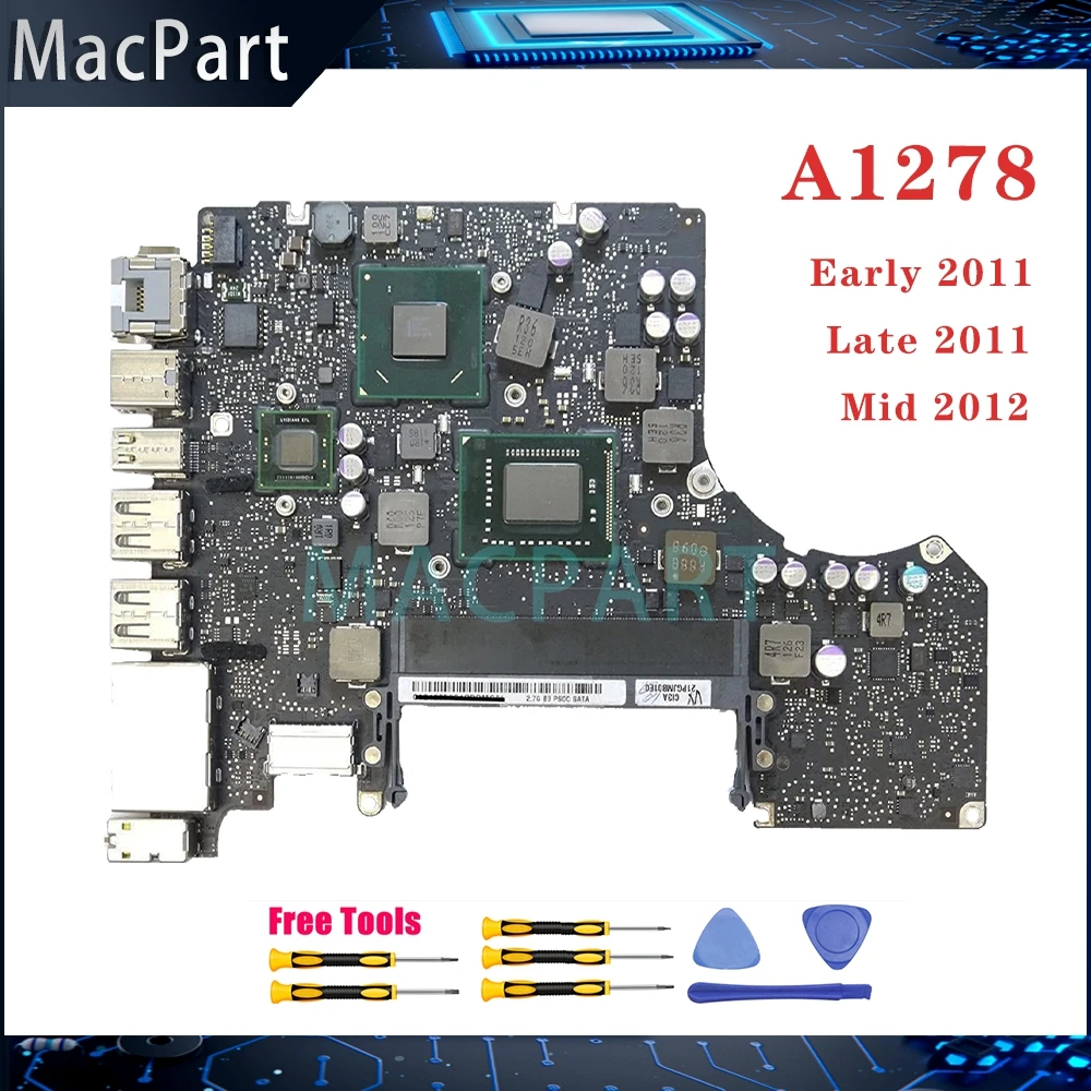 Оригинальная протестированная материнская плата A1278 для Macbook Pro 13 &quot820 2936 A 820 B 3115