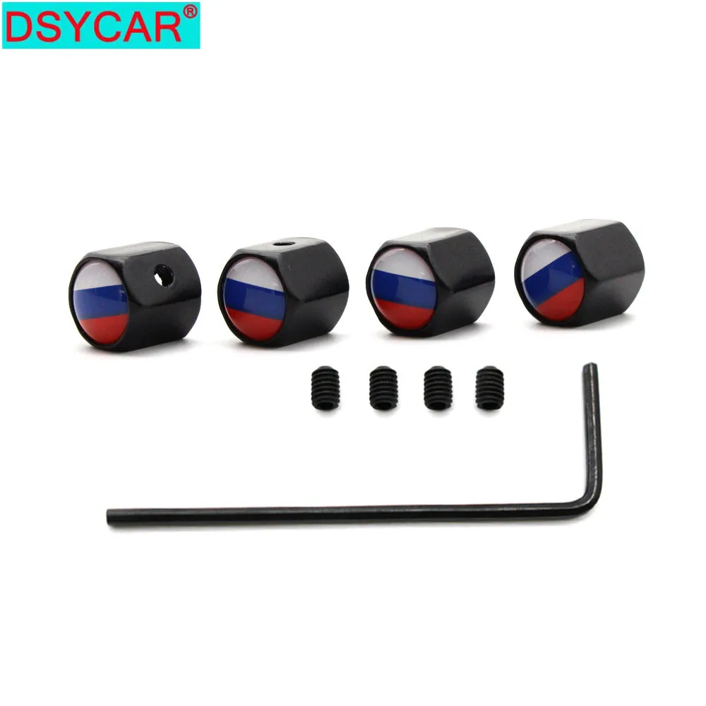 DSYCAR 1 компл. Стайлинг автомобиля цинковый сплав Противоугонная защита с