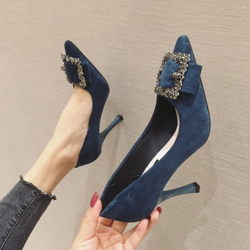 Женские брендовые туфли лодочки на высоком каблуке сезон весна модель 2020 года