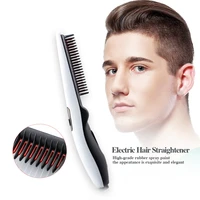 fast smoothing straightener iron professional straightener brush styling comb temperature resistance electric hair straightener