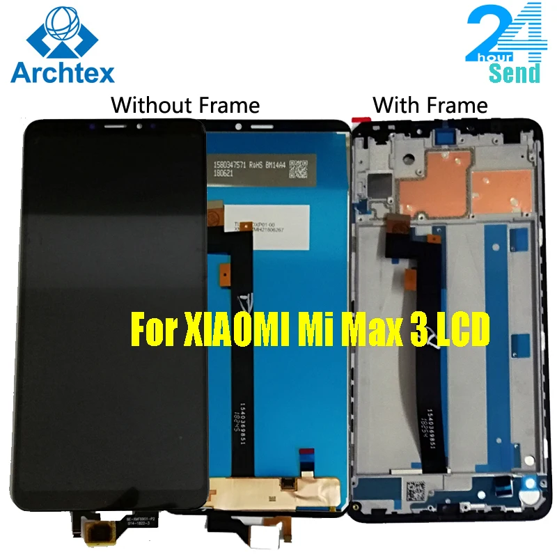 6 9 &quotОригинальный ЖК дисплей для XIAOMI Mi Max 3 кодирующий преобразователь сенсорного