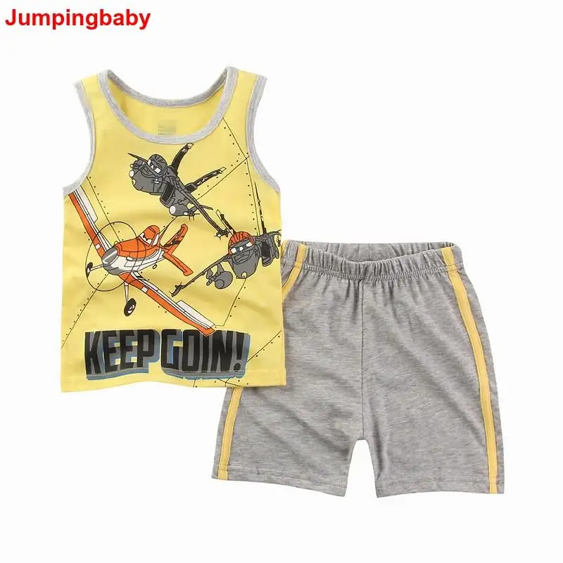 

2019 Boys Clothes Summer Children Clothing Set Vetement Garcon Conjunto menino Boy Vest Tracksuit Kids Outfits Ensemble Garcon