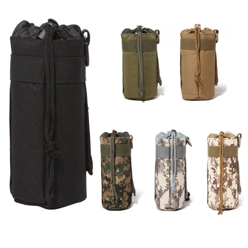 

550ML Tactical Molle Water Bottle Pouch Tactical Kettle Pouch Pocket Water Bottle Holder Army Gear Bag 6 Colors