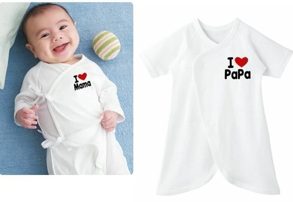 

Хлопковый детский комбинезон, одежда для ползания, детская любовь, хафу, для мужчин и женщин, Детский костюм-бабочка, Корейская версия