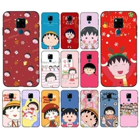 yndfcnb cute cartoon chibi maruko chan phone case for huawei mate 10 20 lite pro y 5 6 7 8 9 prime 2019