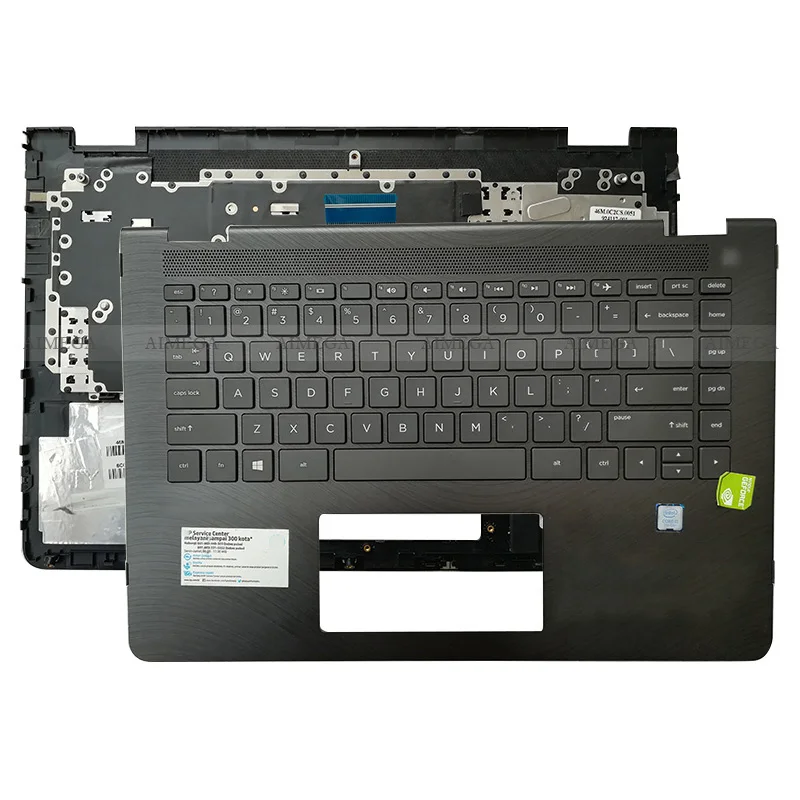 Miglior Per HP X360 14M 14-BA 14-BA048TX 14-BA100TX Nero 924117-001 Tastiera US Per Poggiapolsi Per Laptop Non Retroilluminata