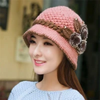 fashion warm winter thickened pregnant womens hat hat knitted women hat fishermans hat mothers hat old age cap
