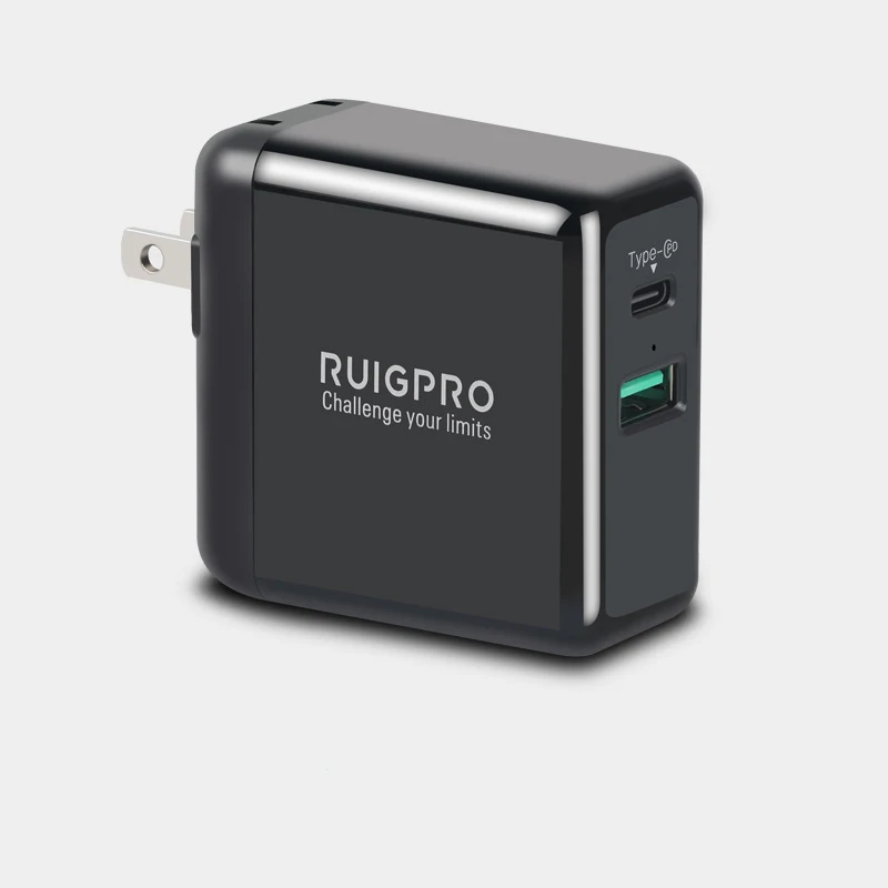 Быстрое зарядное устройство один для трех зарядных аккумуляторов коробка