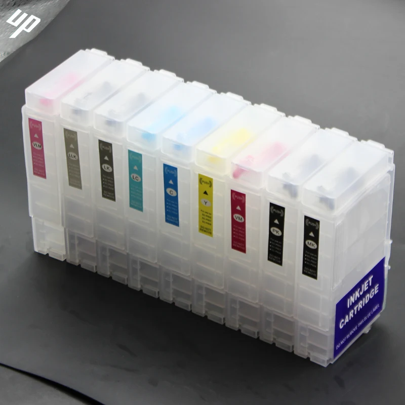 9 шт. для Epson R3000 многоразовые картриджи без чипа/с чипом T1571 высокой емкости 80 мл |