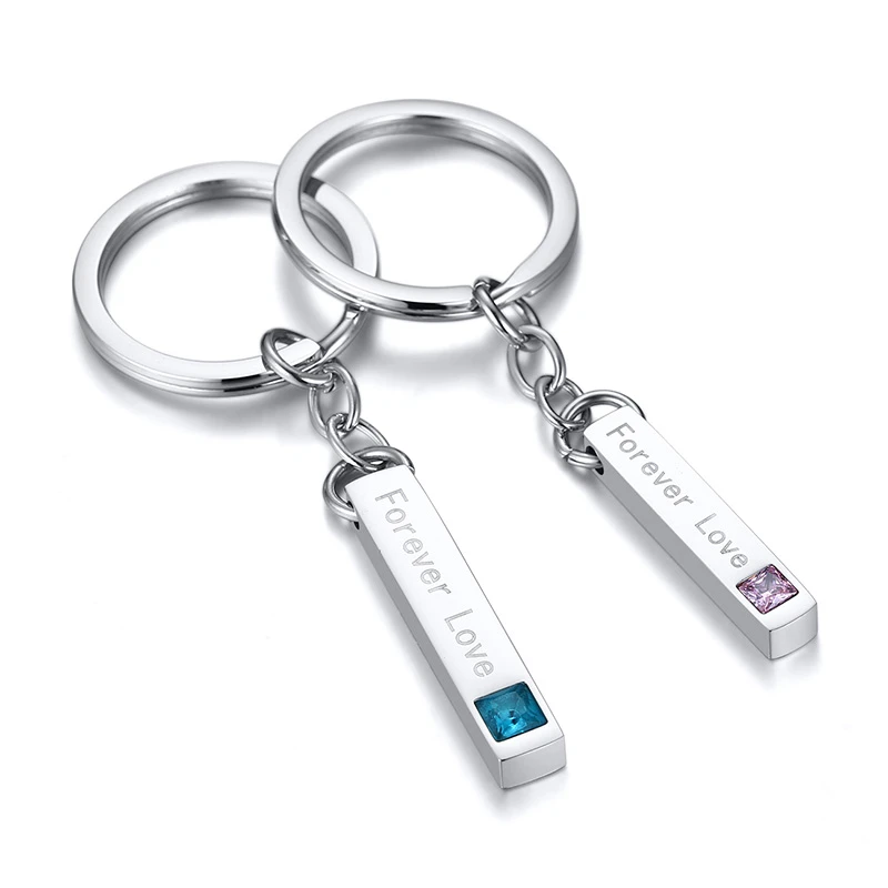 Брелок с надписью любовь на заказ персонализированный брелок для влюбленных