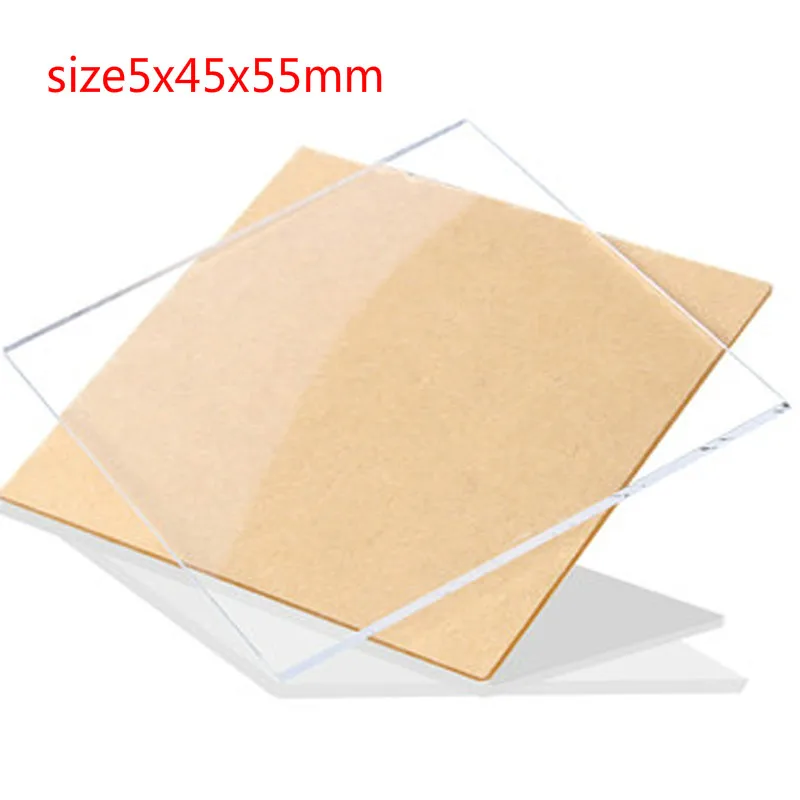 6 шт. в упаковке акриловая пластина толщиной 5 мм прозрачная фотобумага 45x55 точная