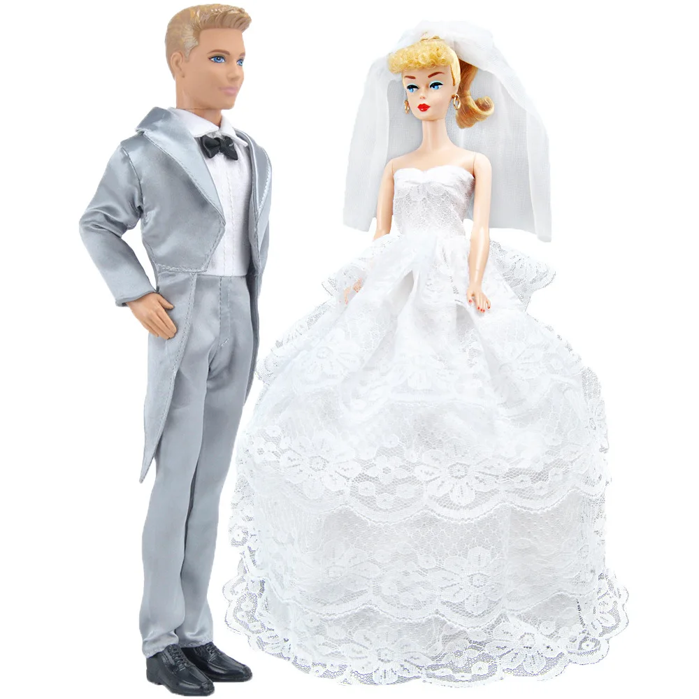 1/6 Кен куклы костюм свадебный свадебное платье для аксессуары повседневной носки