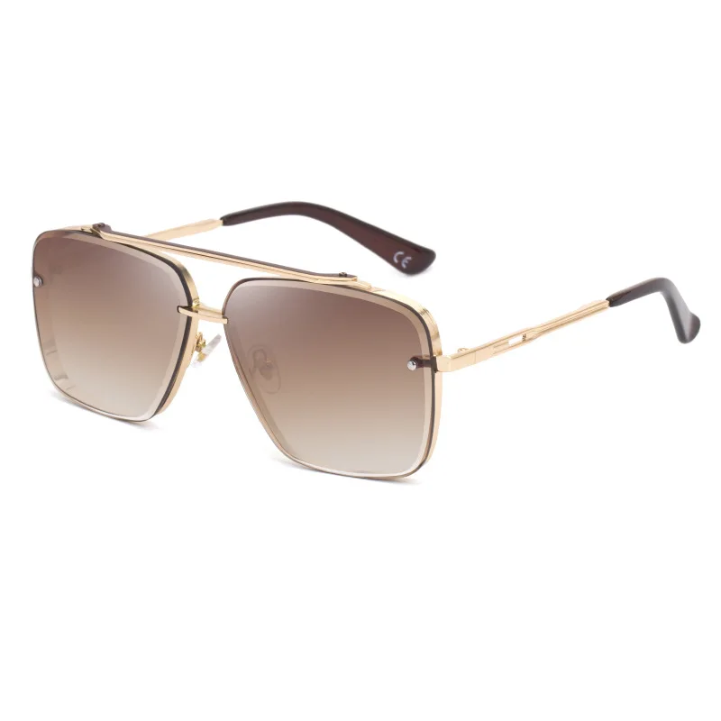 

Big box Sunglasses Women Mach six men 1261 retro fashion Metal Sunglasses Women Sunglasses