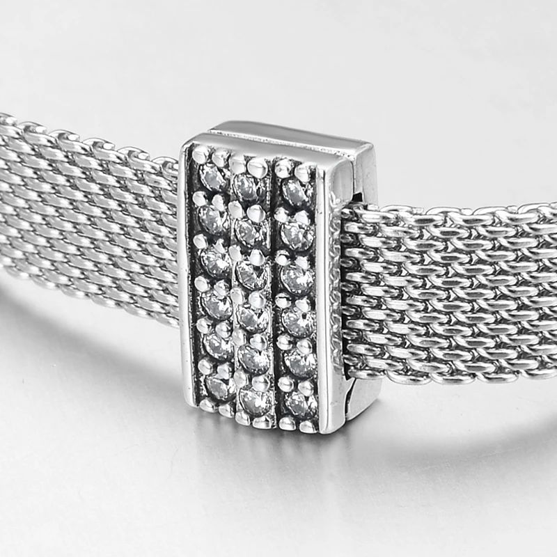 Браслет из серебра 925 пробы с фианитами | Украшения и аксессуары