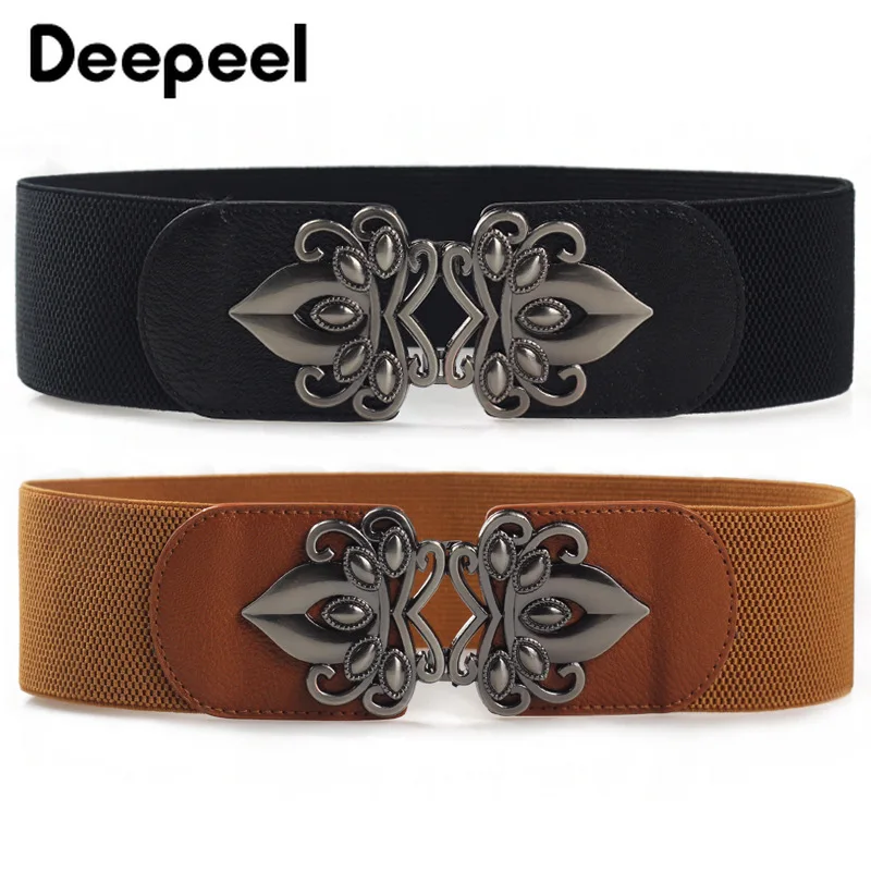 Deepeel, 1 шт., Высококачественные эластичные пояса, платье, широкие пояса для женщин, эластичная лента, эластичный пояс, дикое украшение пальто CB039