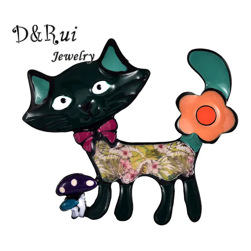 2019 лучшая Винтажная брошь в виде кота для женщин и детей ювелирные изделия