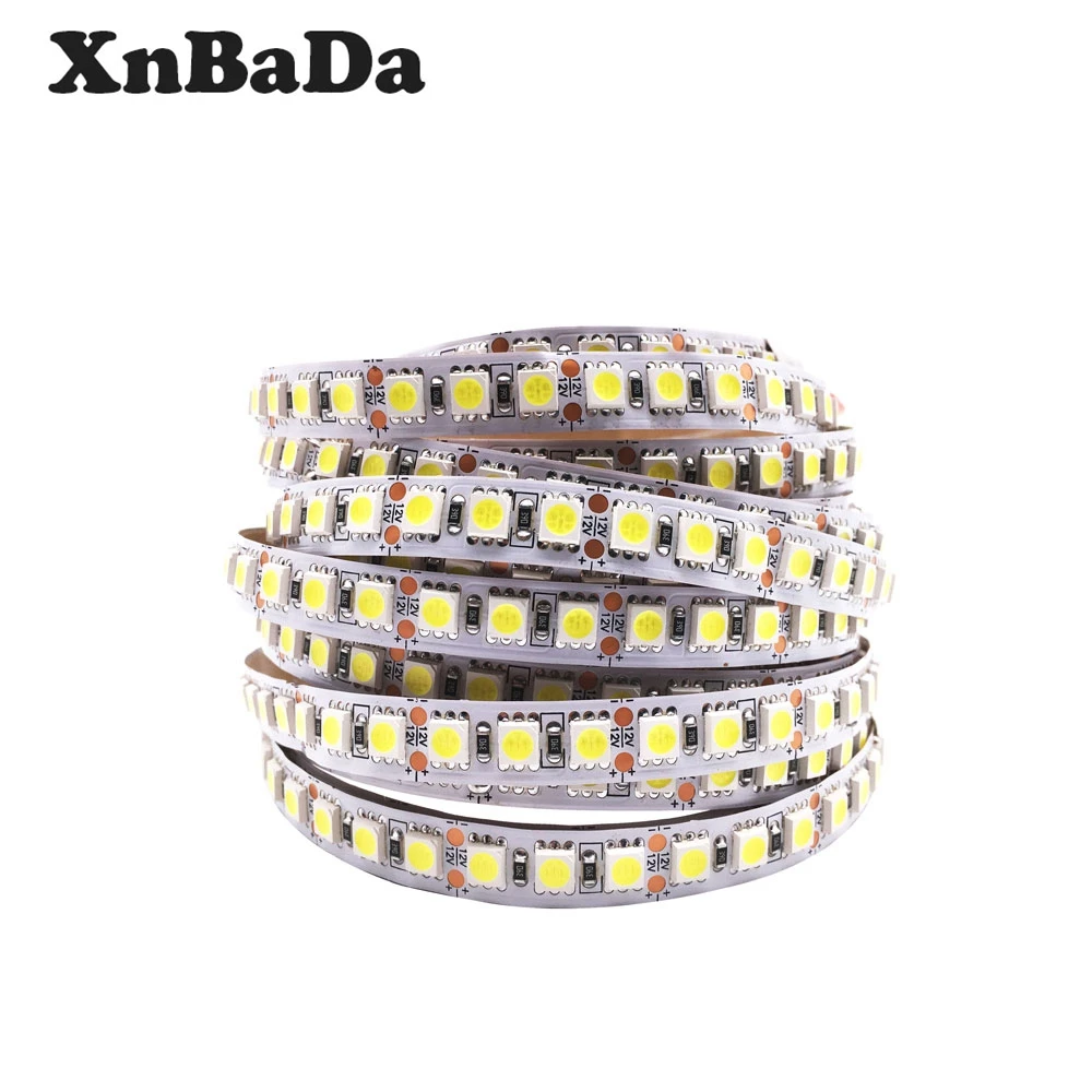 5050 SMD 120 светодиодный s/m фонарь 5 м 600 Гибкая полоса освещения RGB/белый/теплый