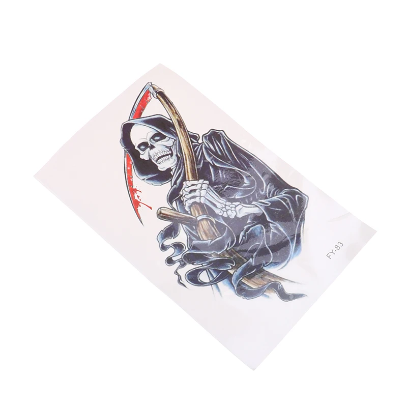 2 шт флэш Поддельные крови водонепроницаемый боди-арт злой смерти татуировки