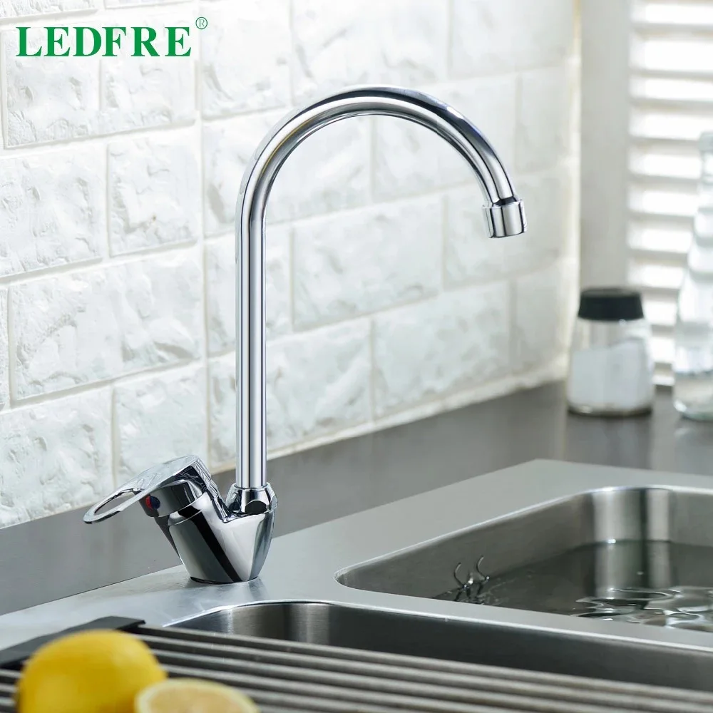 LEDFRE кухонный смеситель для горячей и холодной воды настенный LF56C160|Смесители