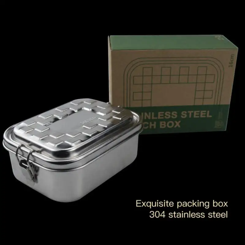 

304 Stainless Steel Lunch Box Picnic Lunch Box Food Grade Sealed And Insulated Lunch Box 800ML Convenient Anti-scalding
