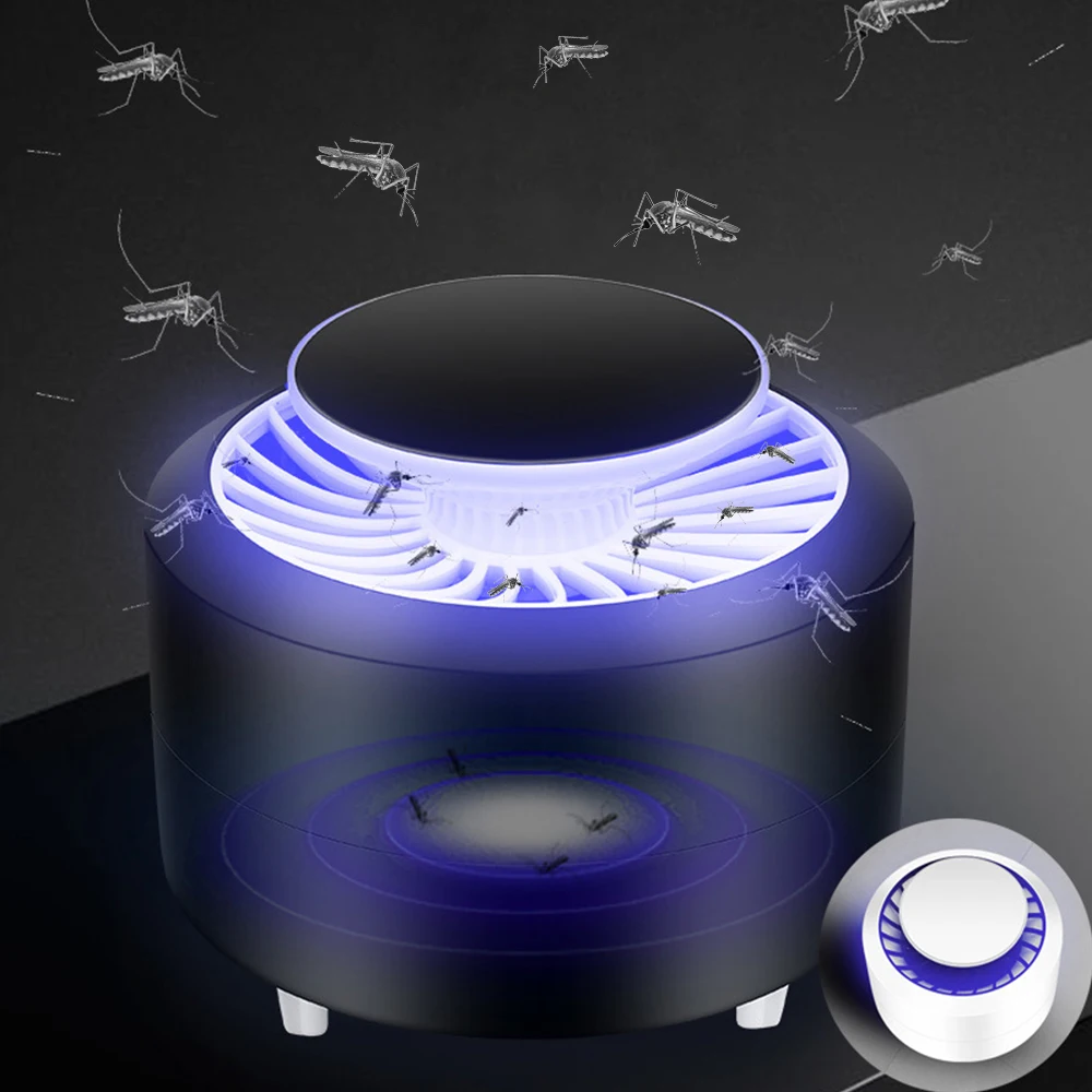 Светодиодная лампа-убийца комаров ночник USB ловушка для фонарь репеллент лампа