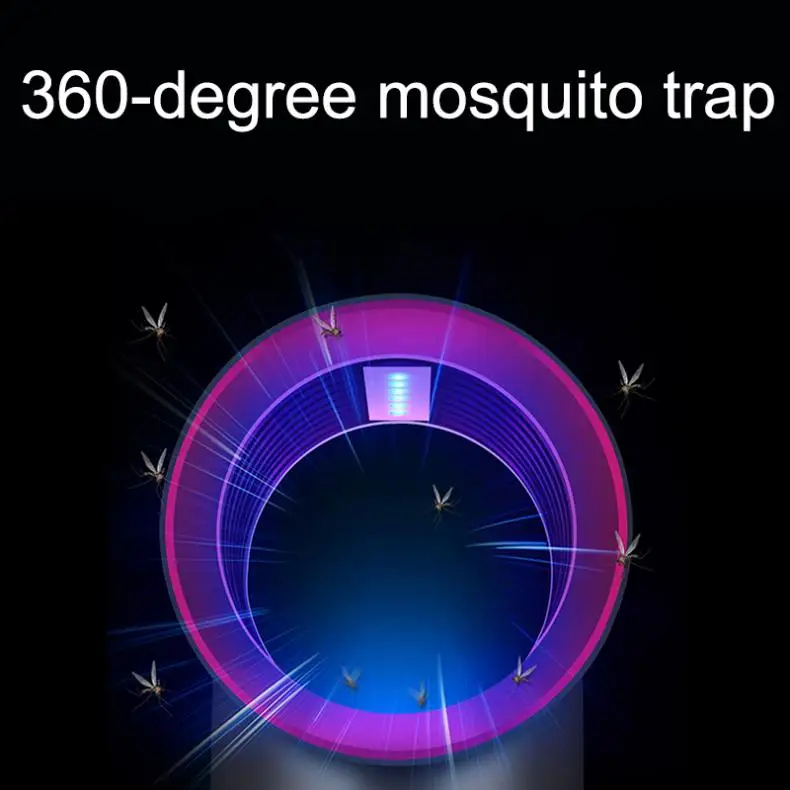 

Home Pest Killer Repellers Indoor Insect Trap Anti Mosquito Lamp 368NM Electric Mosquito Lamp Physical Mute Mosquito Trap