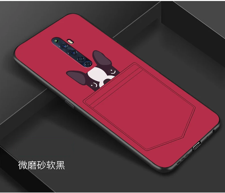 Для OPPO Reno2 Z чехол милый мультяшный Мягкий силиконовый чехол для OPPO Reno 2Z 2 Z чехол для телефона s черный бампер Капа для OPPO Reno2Z - Цвет: 8