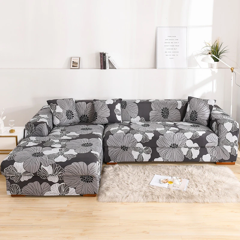 Европейский цветочный узор Чехлы для диванов плотная накидка гибкие секционные
