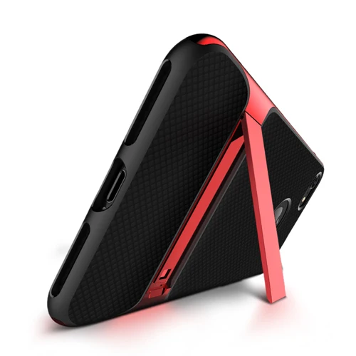 Red Case Рок чехол для телефона для iPhone 8/8 плюс защитный корпус, серия Royce задняя крышка чехол для iPhone 8 Plus Coque с подставкой - Цвет: Red Case