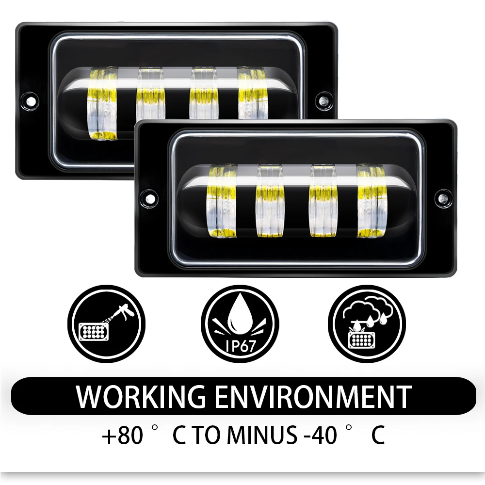 Противотуманные фары в сборе светодиодные передние противотуманные для lada 2110 -2117