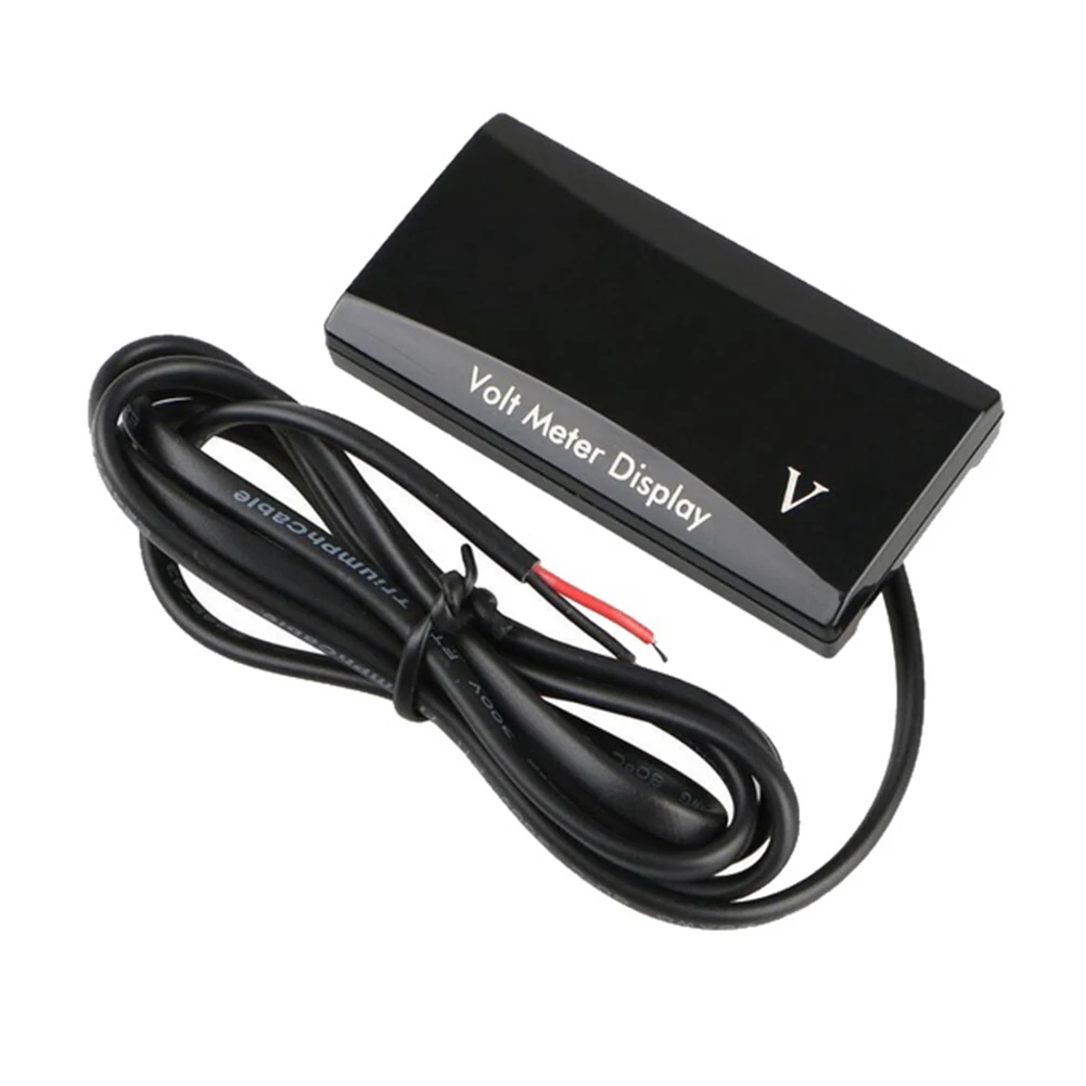 12V SPEC Digital LED Display Voltmeter Car Motorcycle Volt Gauge Panel Meter Red Yellow Blue Green | Автомобили и мотоциклы
