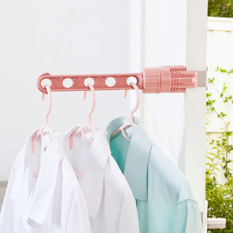 Переносная сушилка для одежды GOALONE дорожная комнатная вешалка с крючками