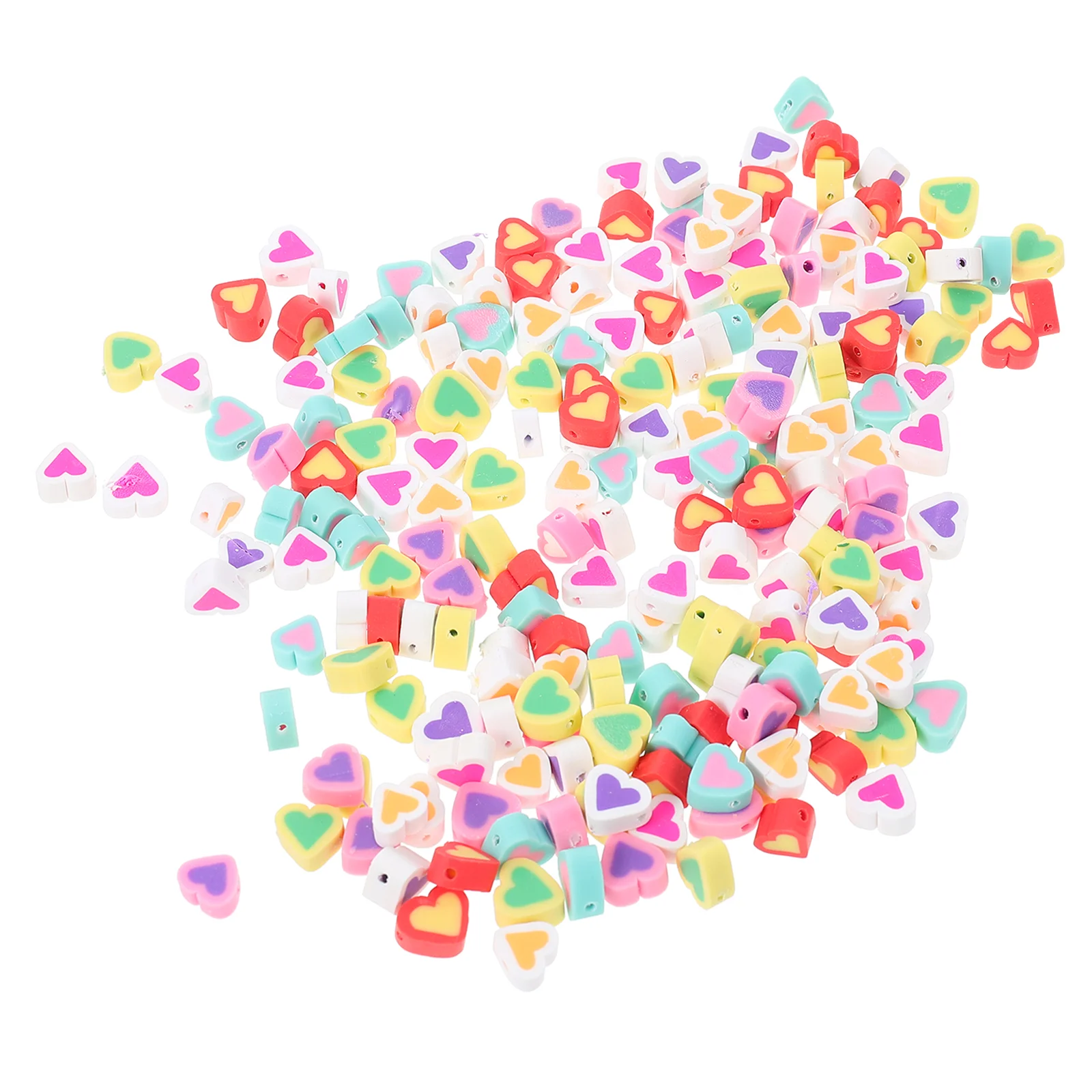 

200 Pcs Polymer Clay Beads DIY Jewelry Making Loose Beads DIY Phone Case Beads